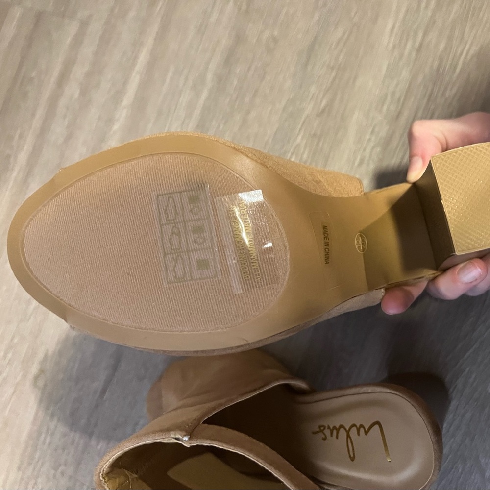 lulus open toe booties NWOT - Picture 7 of 7